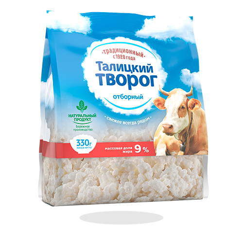 Творог Традиционный 9% Пакет