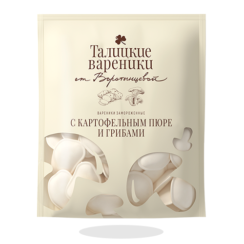 Вареники С картофельным пюре и грибами
